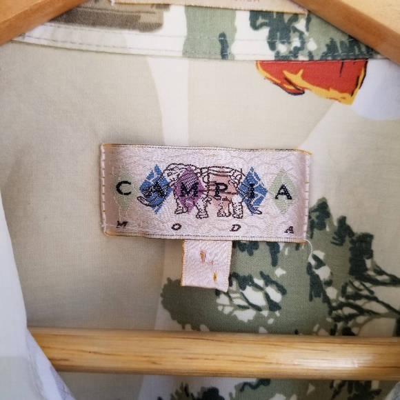 Campia Men’s Golf Print Shirt Short Sleeve Size Lg - Picture 3 of 11